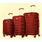 Σετ βαλίτσες 3 τεμαχίων Forecast DQ2207 με επέκταση Κόκκινο